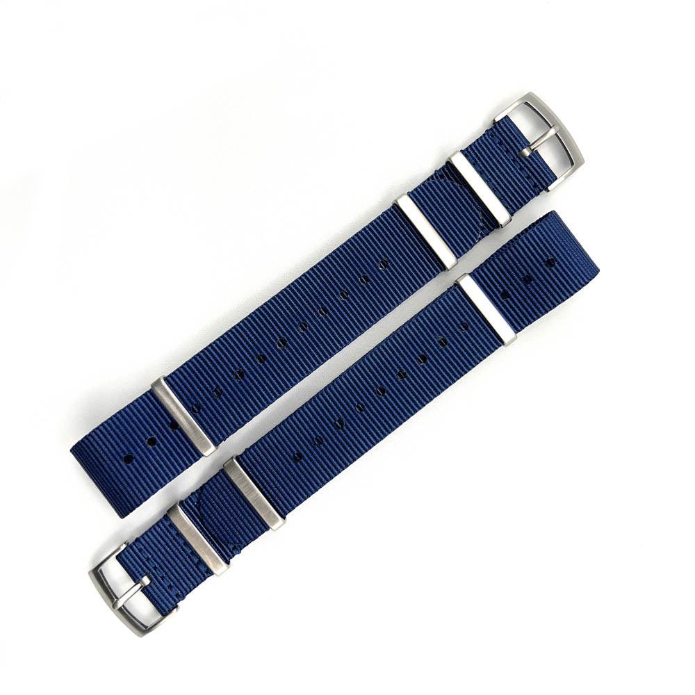Blue NATO Tubular Watch Strap - Guraga
