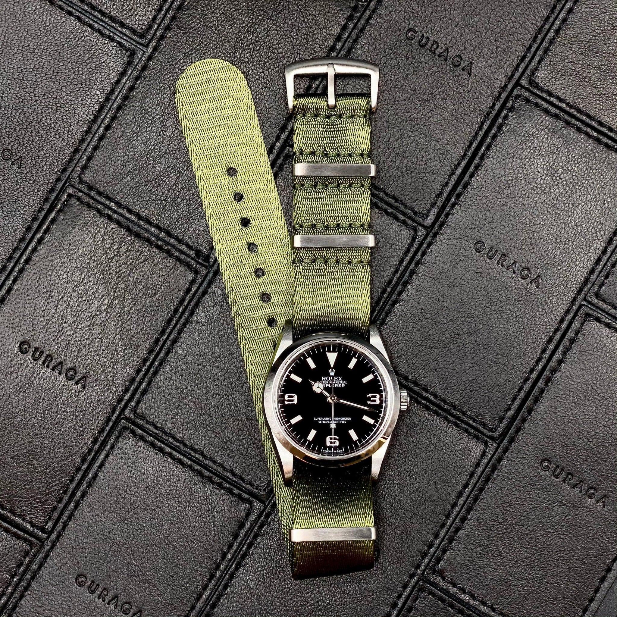 Army Green NATO Watch Strap - Guraga