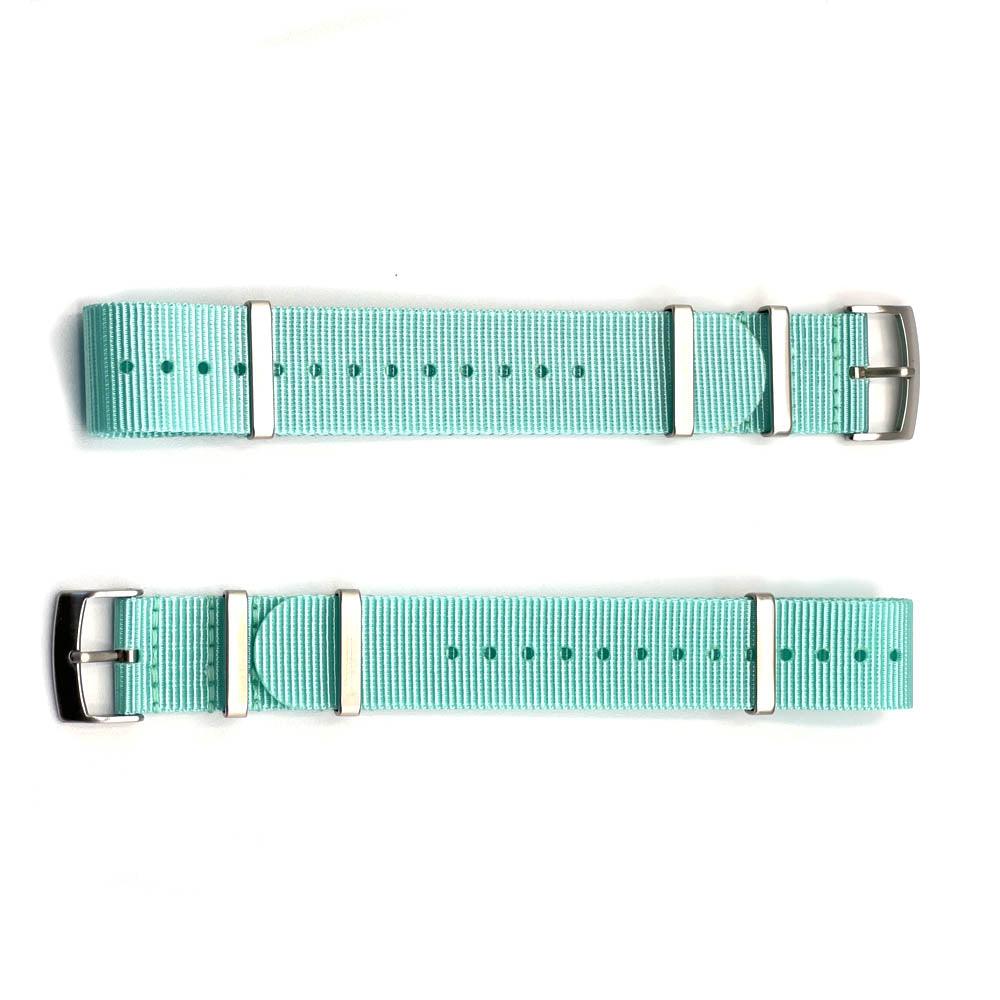 Tiffany Blue NATO Tubular Watch Strap - Guraga