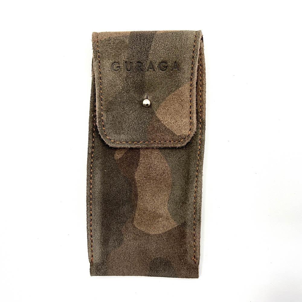 Military Suede Leather Watch Pouch - Guraga