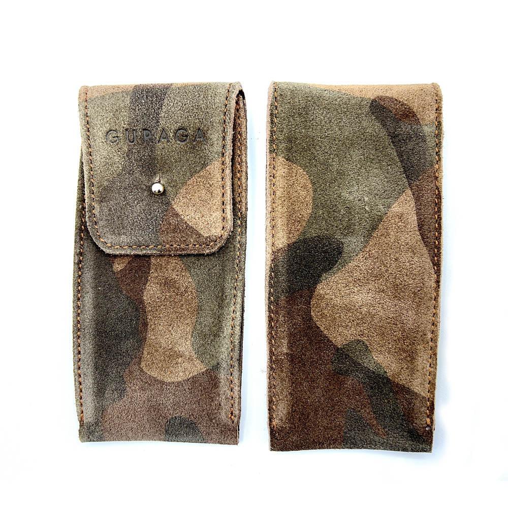 Military Suede Leather Watch Pouch - Guraga
